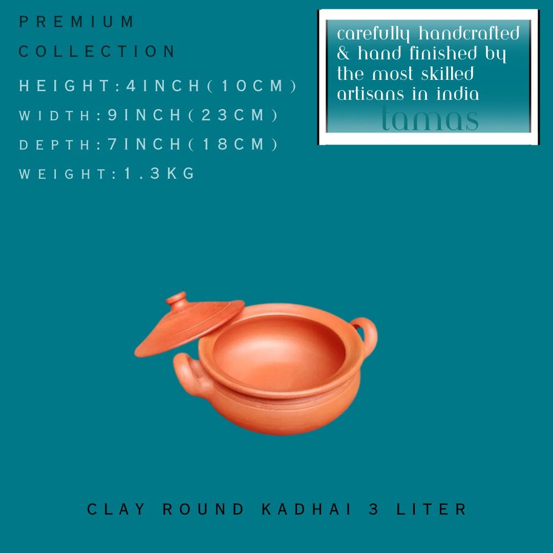 Tamas Natural Clay Kadhai